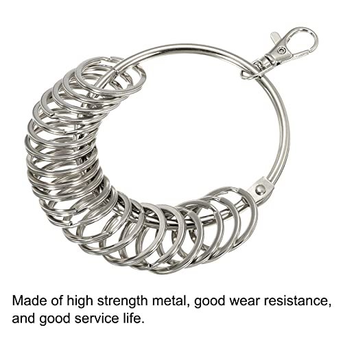 3.4 Inch Dia Key Organizer Keychain, 1pcs Management Holder view 3