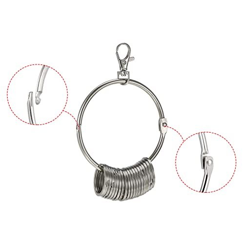 3.4 Inch Dia Key Organizer Keychain, 1pcs Management Holder view 4