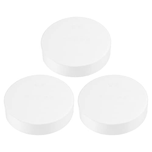 3.5"/89mm PVC Pipe End Cap Fitting, 3 Pack Furniture Grade Plug Coupling — PATIKIL