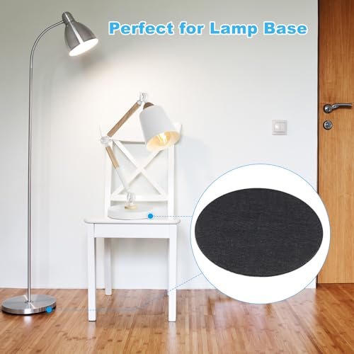 3.5 Inch Diameter Lamp Base Felt, 20Pack 2mm Thickness Round Soft view 5