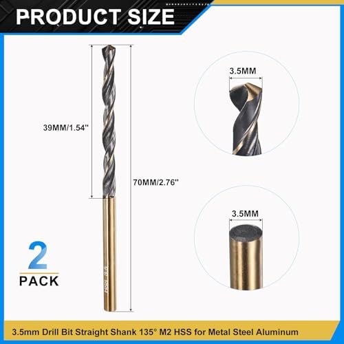 3.5mm Drill Bit M2 High-Speed Steel view 2