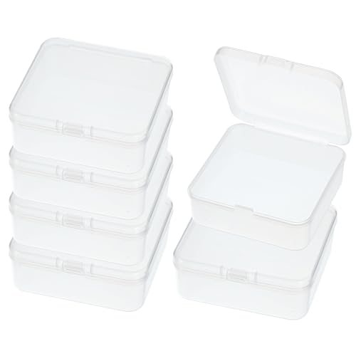 3.7x3.7x1.4 Inch Nail Charm Organizer, 6 Pcs Craft Organizers and Storage — PATIKIL