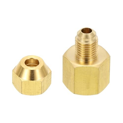 3/8" Female Flare x 1/4" Male Flare Connectors SAE 45 Degree Flare view 3