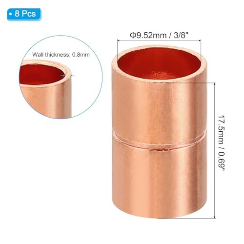 3/8 Inch ID Copper Coupling Fittings view 2