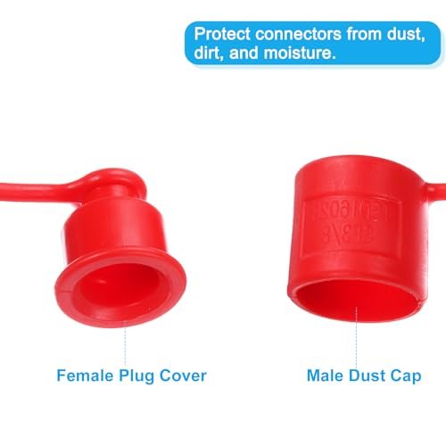3/8" ISO 16028 Flat Face Hydraulic Coupler Male Dust Cap and Female Plug view 4