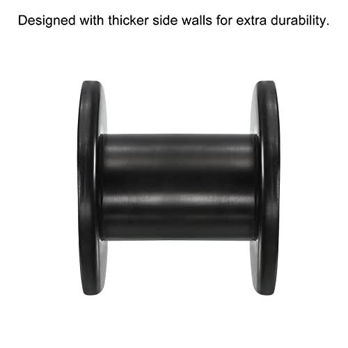 3.9 Inch Empty Spool, 4 Pack Plastic Ribbon Spools Wire Weaving Bobbins view 5