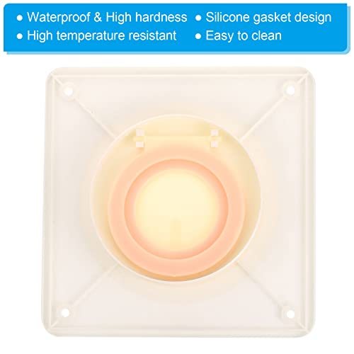 3 Inch 4 Inch 5 Inch Backdraft Damper, 2 Set ABS Flexible Airflow Inline view 4