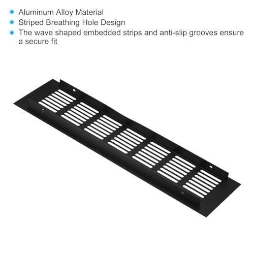 3 Inch Door Air Vent Cover, 2pcs Aluminum Grille Ventilation Cover view 4