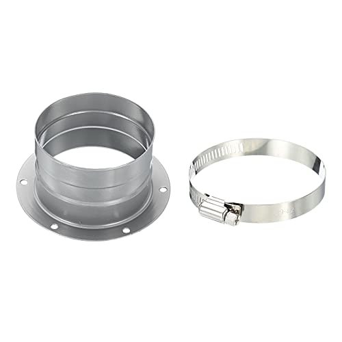 3 Inch Duct Connector Flange, Metal Straight Pipe Exhaust Hose Flange — PATIKIL