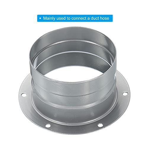 3 Inch Duct Connector Flange, Metal Straight Pipe Exhaust Hose Flange view 4