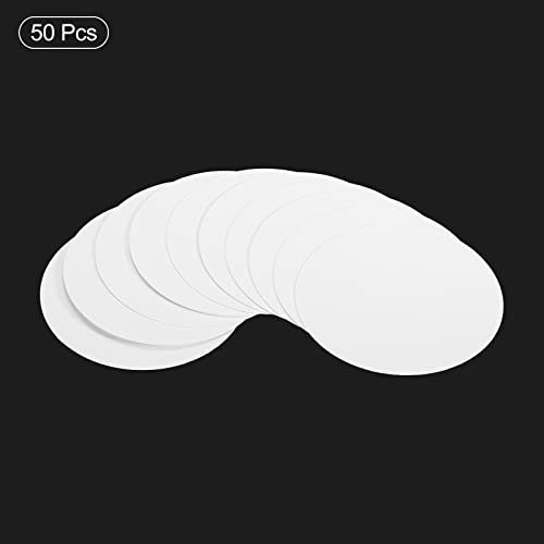 3-inch Round Cardboard Paper, 50 Pcs Blank Disc Circles Slices view 3