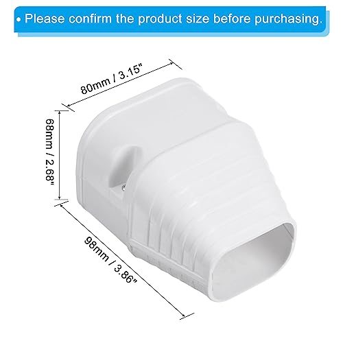 3" PVC Decorative Line Cover, Reducer End Cap Tubing Parts Accessories view 2