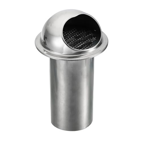 3" Round Soffit Air Vents, 304 Stainless Steel Louver Grille Vent Cover — PATIKIL