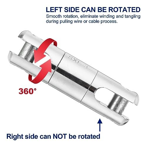3 Ton 6614 lbs Cable Pulling Swivel, Wire Puller Cable Pulling Grip Line view 3