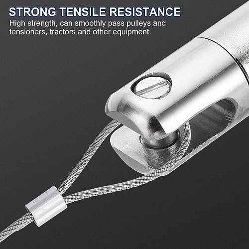 3 Ton 6614 lbs Cable Pulling Swivel, Wire Puller Cable Pulling Grip Line view 5