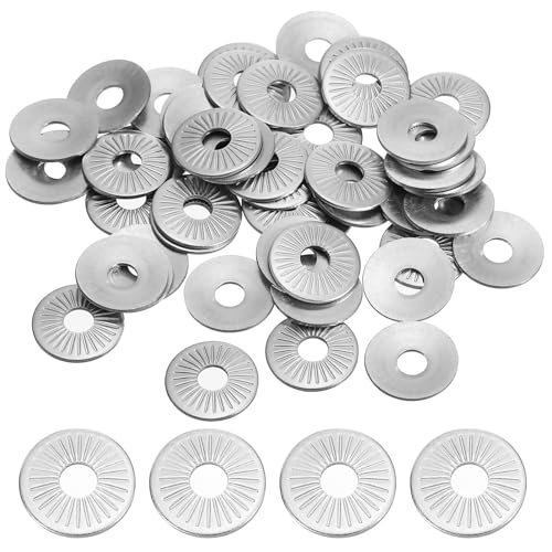 304 Stainless Steel Flat Washers, 50Pcs M3x10mm Belleville Spring — PATIKIL