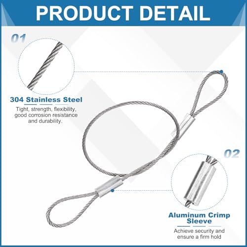 304 Stainless Steel Luggage Anti-Theft Cable view 3