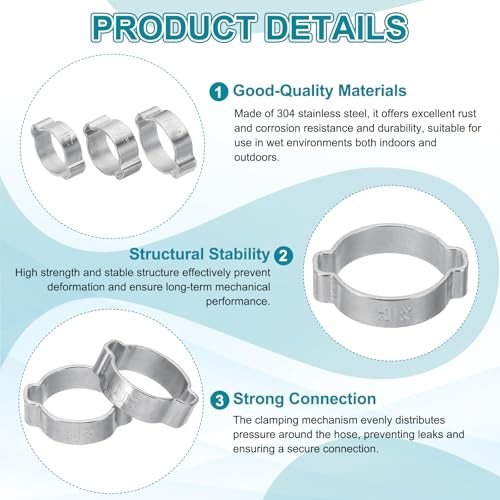 304 Stainless Steel Pipe Clamps view 3