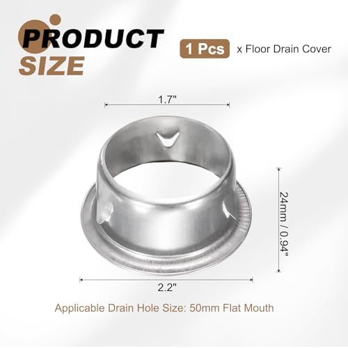 304 Stainless Steel Round Anti Blocking Snap-in Drain Strainers view 2