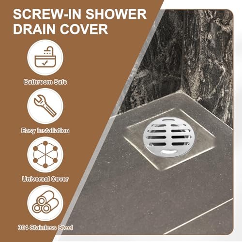 304 Stainless Steel Round Anti Blocking Snap-in Drain Strainers view 4