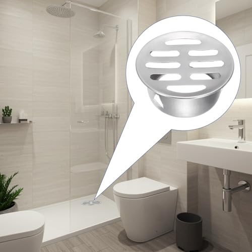 304 Stainless Steel Round Anti Blocking Snap-in Drain Strainers view 5
