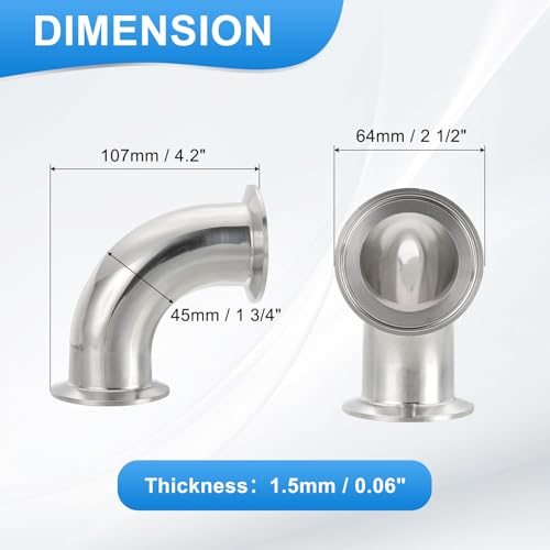 304 Stainless Steel Sanitary Pipe Fittings view 2