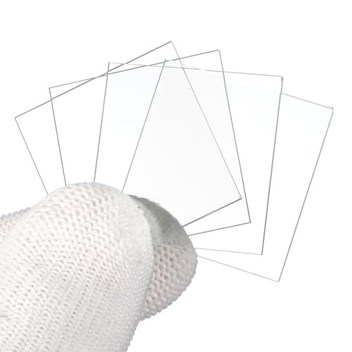30x30mm Glass Streak Plate Lab Glass Slides Microscope Glass Slides — PATIKIL