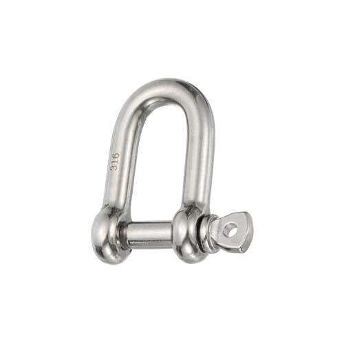 316 Stainless Steel Forged D Shackle Marine Grade — PATIKIL