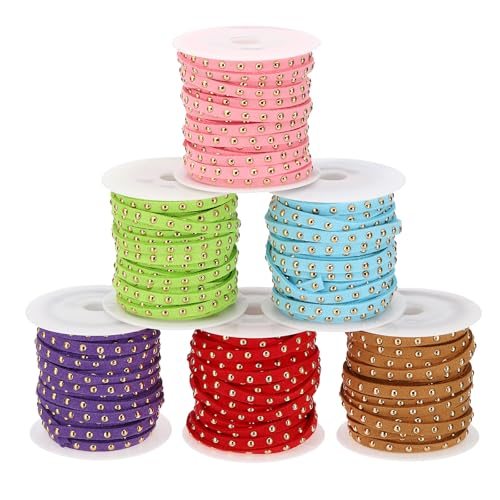 32.8 Yards Studded Faux Suede Cord Rope — PATIKIL