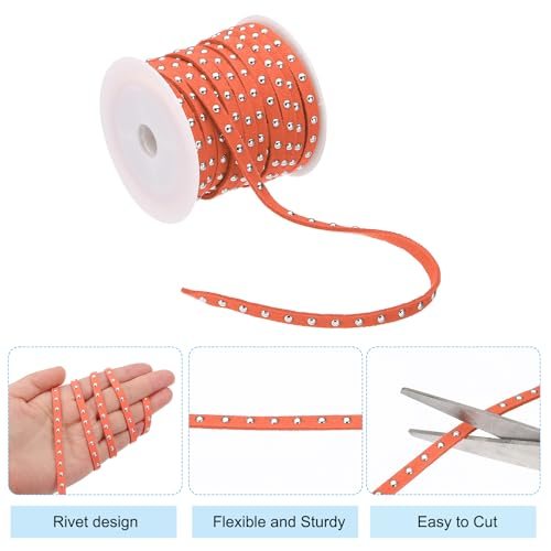 32.8 Yards Studded Faux Suede Cord Rope view 3