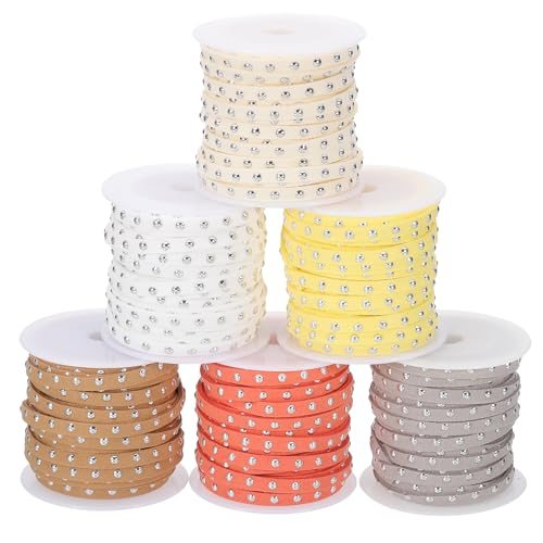32.8 Yards Studded Faux Suede Cord Rope — PATIKIL