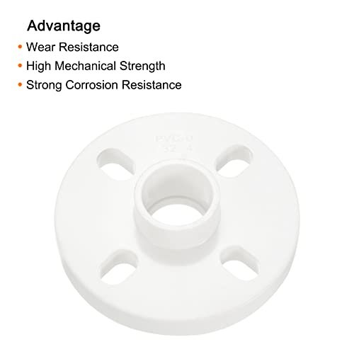 32mm/1.26" PVC Pipe Fitting Flange view 4