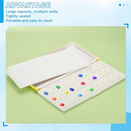 33 Wells Paint Storage Box, Airtight Folding Extra Area Palette view 4