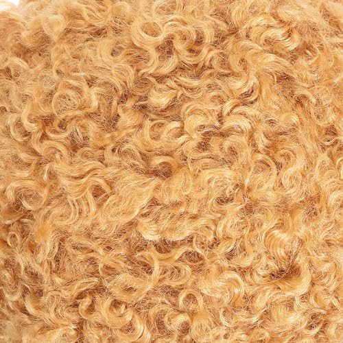 33yds Fluffy Yarn, 2 Skeins Faux Fur Yarn, Orange view 3