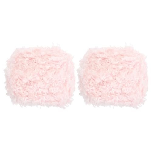 33yds Fluffy Yarn, 2 Skeins Fuzzy Yarn Faux Fur Yarn Crochet Soft — PATIKIL