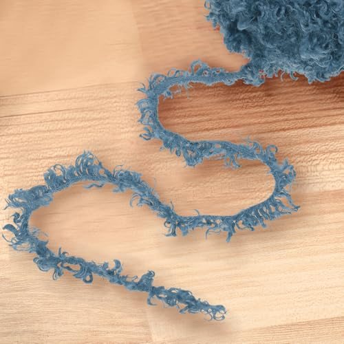 33yds Fluffy Yarn, 4 Skeins Fuzzy Yarn Faux Fur Yarn Crochet Soft view 4