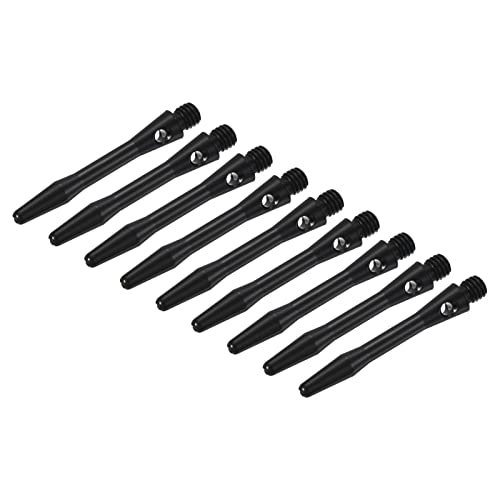 35mm Aluminum Dart Shafts Medium 2BA Thread Dart Black 9 Pack — PATIKIL