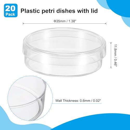 35mm Plastic Petri Dishes view 2