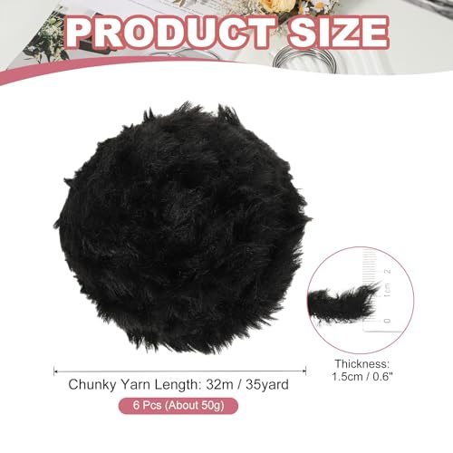 35yds Faux Fur Yarn view 2