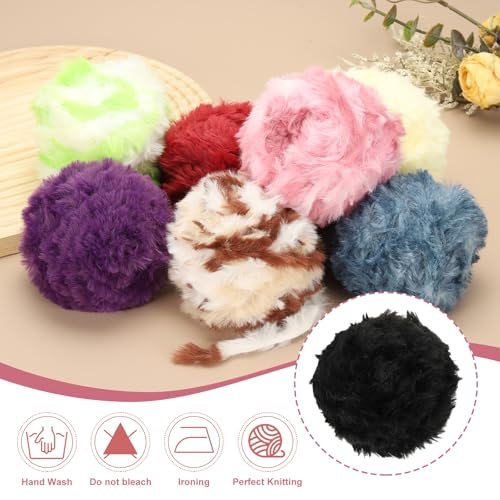 35yds Faux Fur Yarn view 4