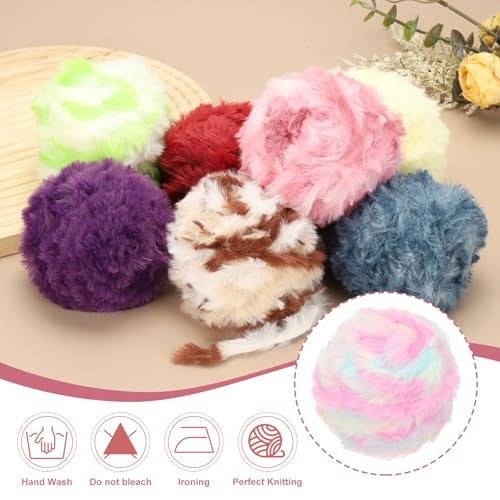 35yds Faux Fur Yarn view 4
