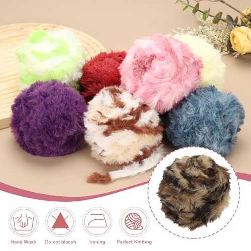 35yds Faux Fur Yarn view 4