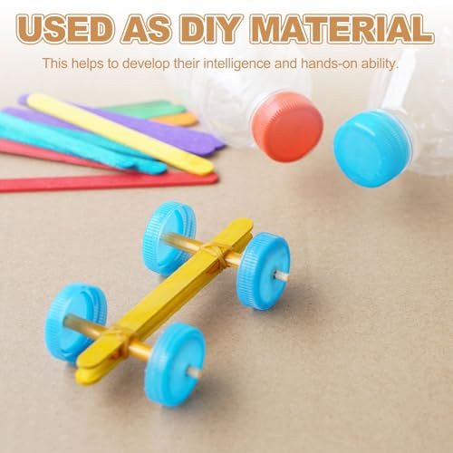 38mm/1.5" Inner Plastic Bottle Cap, 100Pcs Replacement Screw Bottle Cap view 4