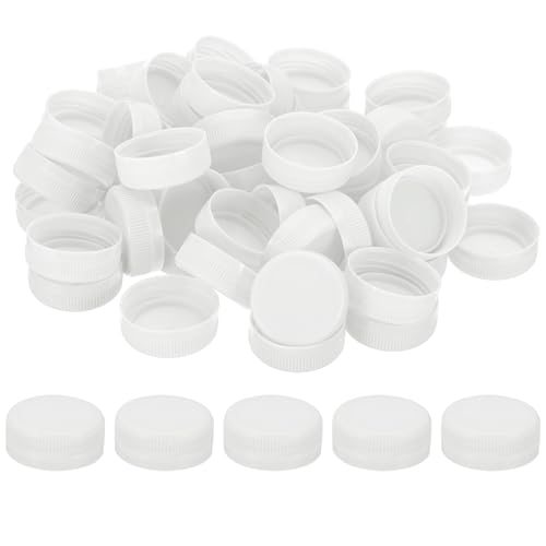 38mm/1.5" Inner Plastic Bottle Cap, 100Pcs Replacement Screw Bottle Cap — PATIKIL