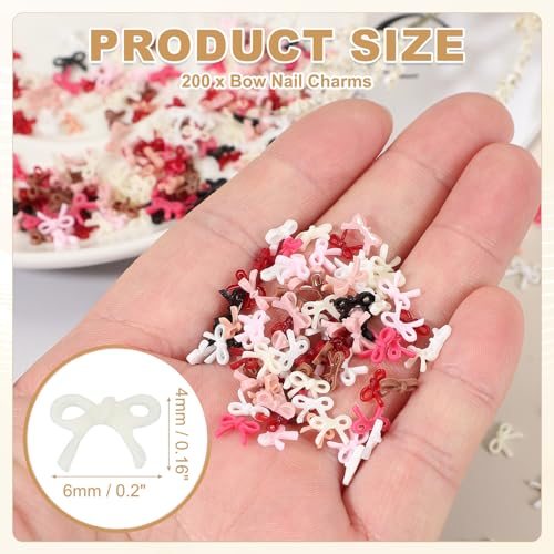 3D Nail Bowknot Birthday Party DIY Crafts Phone Case Jewelry Decoration view 2