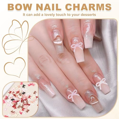3D Nail Bowknot Birthday Party DIY Crafts Phone Case Jewelry Decoration view 5