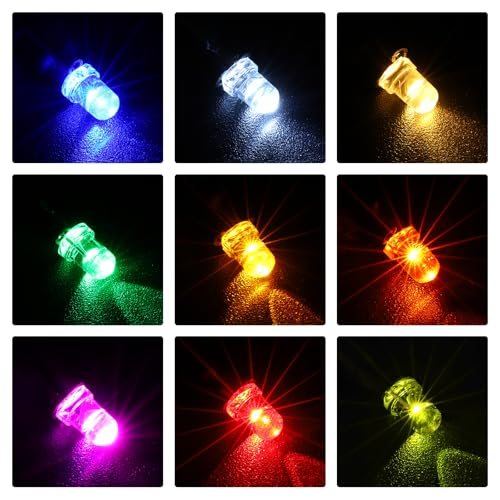 3mm Tiny LED Diode Light 30Pcs 3-6V DC Pre Wired Pink view 4