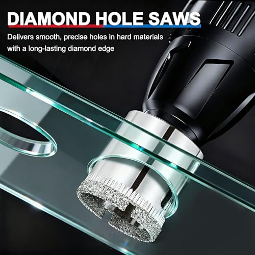 4-12mm Glass Diamond Hole Saw Set 5/32" view 5
