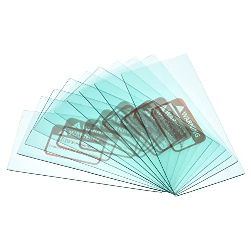 4.25 x 2 Inch Welding Protection Lens, 20 Pack Transparent Protective — PATIKIL