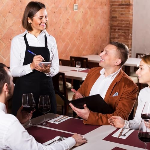 4.25x11" Leather Menu Covers Restaurant Cafe Bar Hotel Wine List view 5